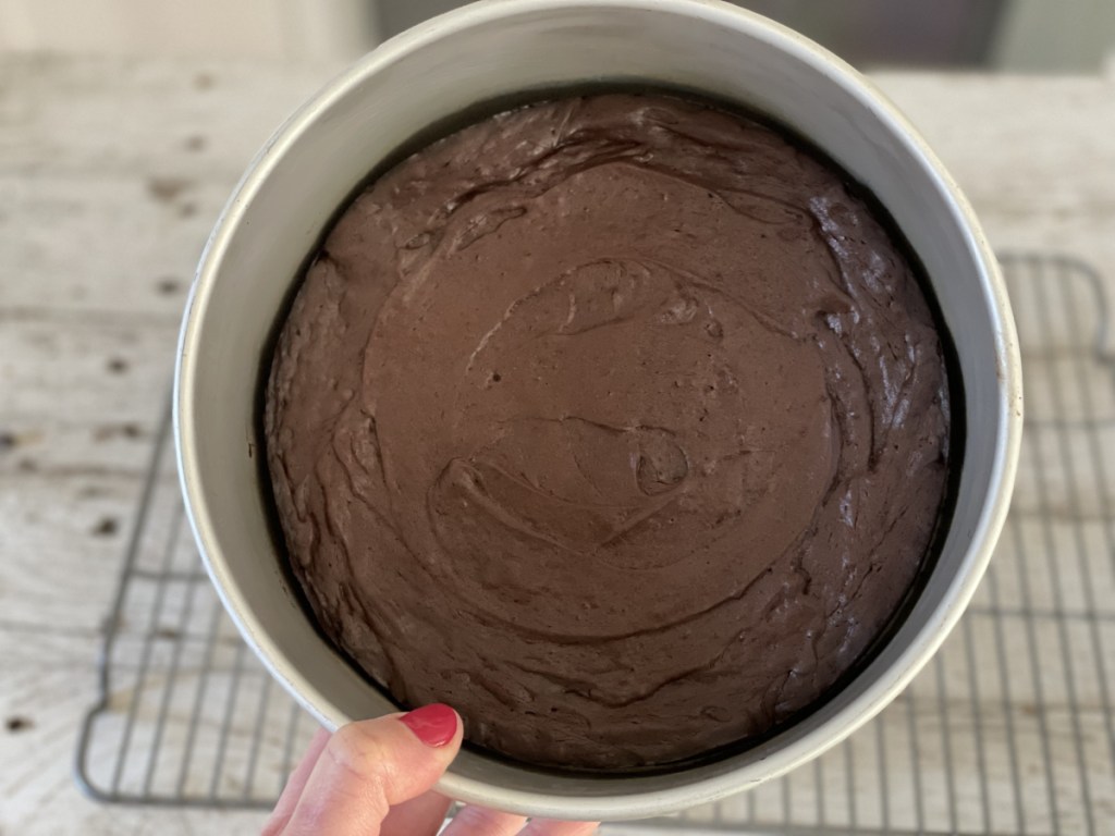 baked keto flourless chocolate cake 