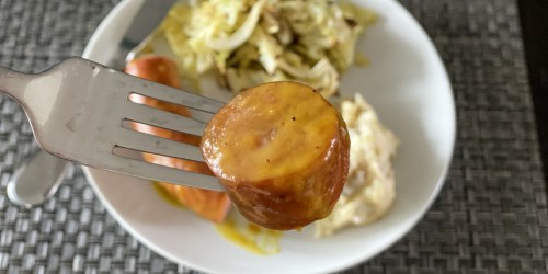 Keto Sausage Recipe with 3-Ingredient Tangy Apricot Mustard Glaze