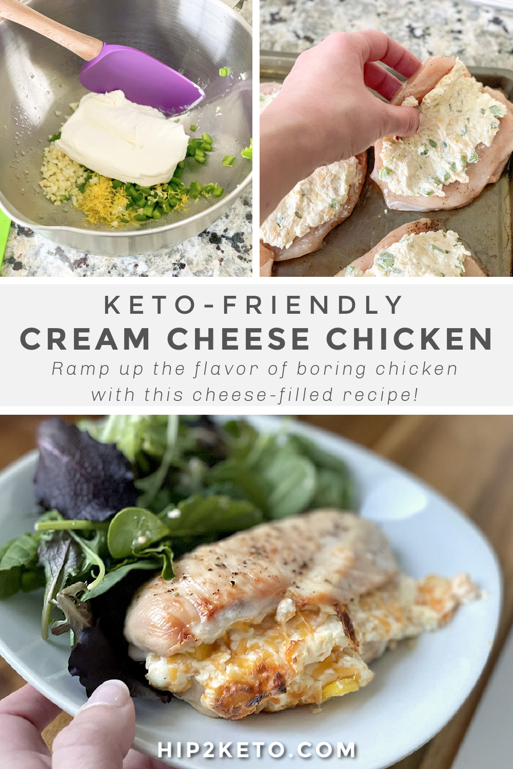 Keto Cream Cheese Stuffed Chicken Breast | Make It Flavorful Again!