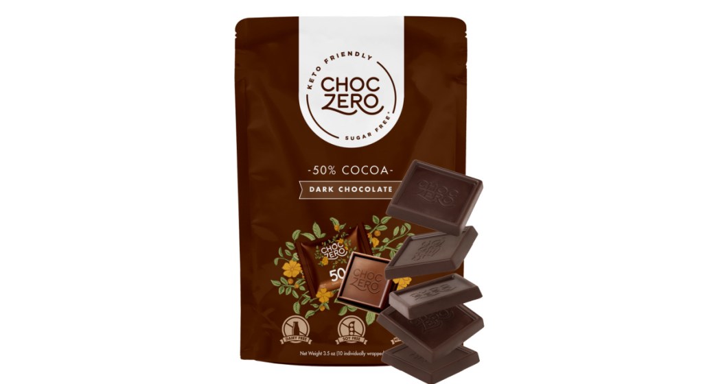 ChocZero Chocolate Squares 50%