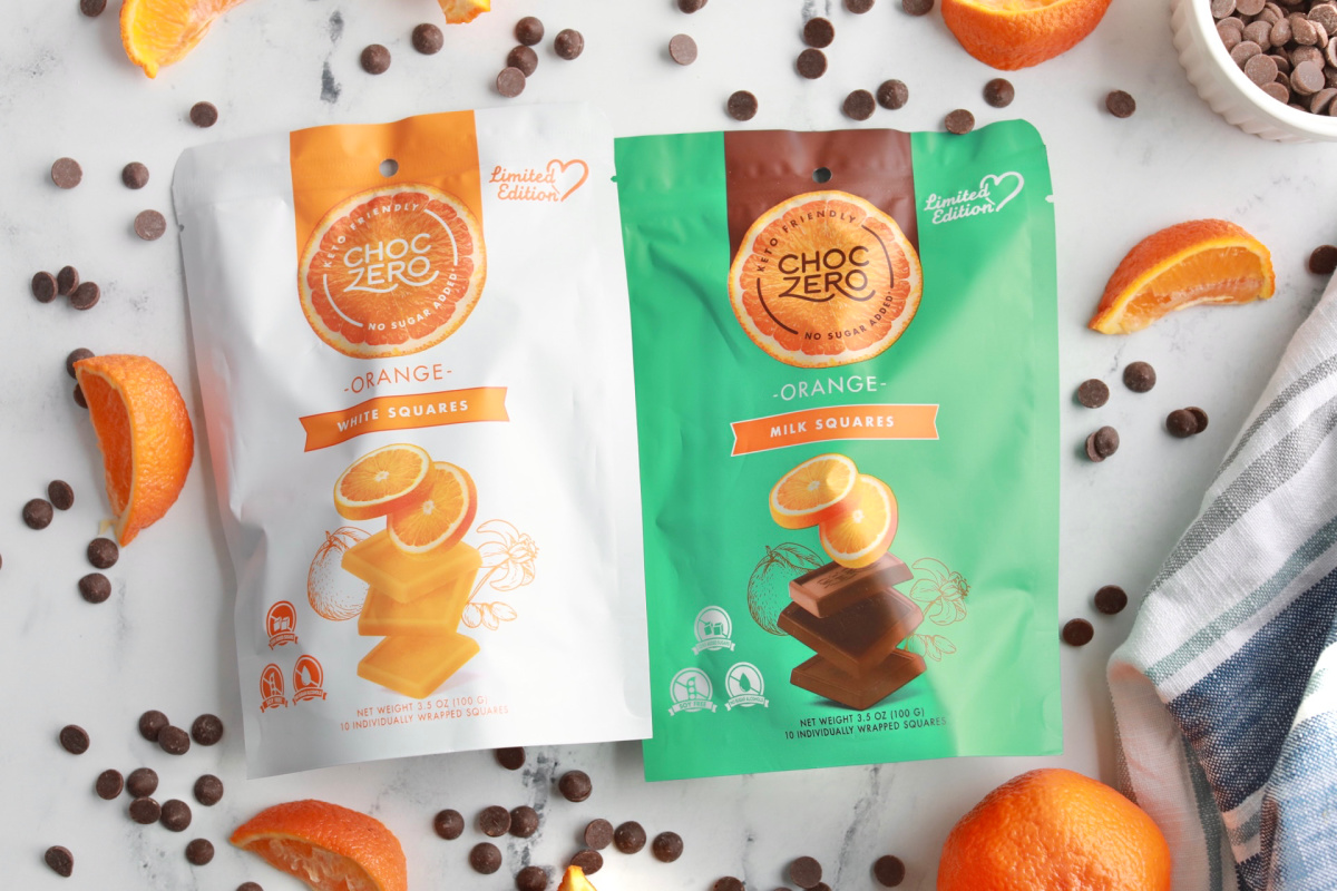 ChocZero Keto Chocolate Orange Squares are Back in Stock!