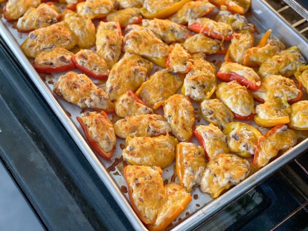 Stuffed Mini Peppers With Cream Cheese 4Ingredient Appetizer Recipe