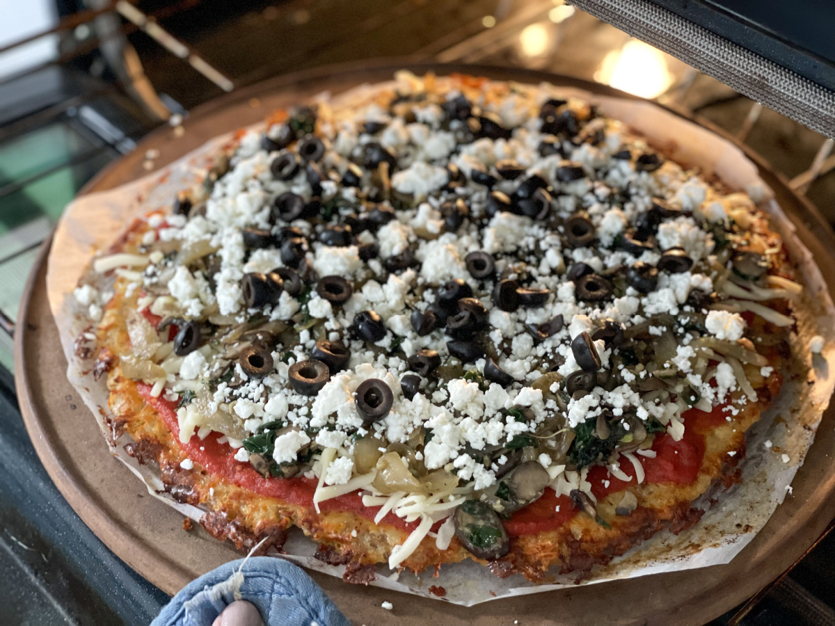 Keto Sausage Crust Pizza.. Yep, You Read That Right, Sausage Crust!