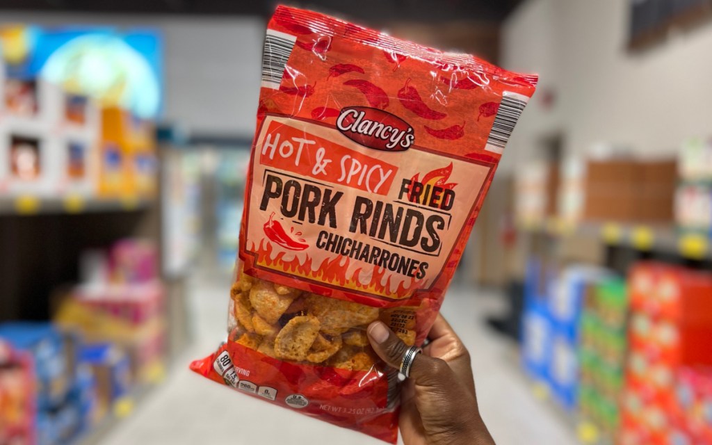 clancy's hot and spicy fried pork rinds