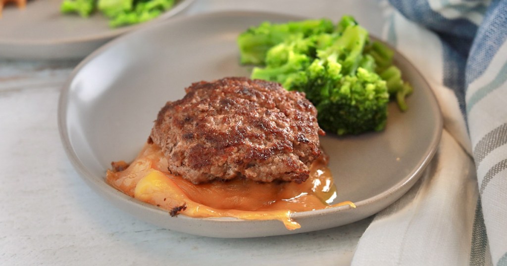 Homemade Version of the Popular InNOut Flying Dutchman Keto Burger