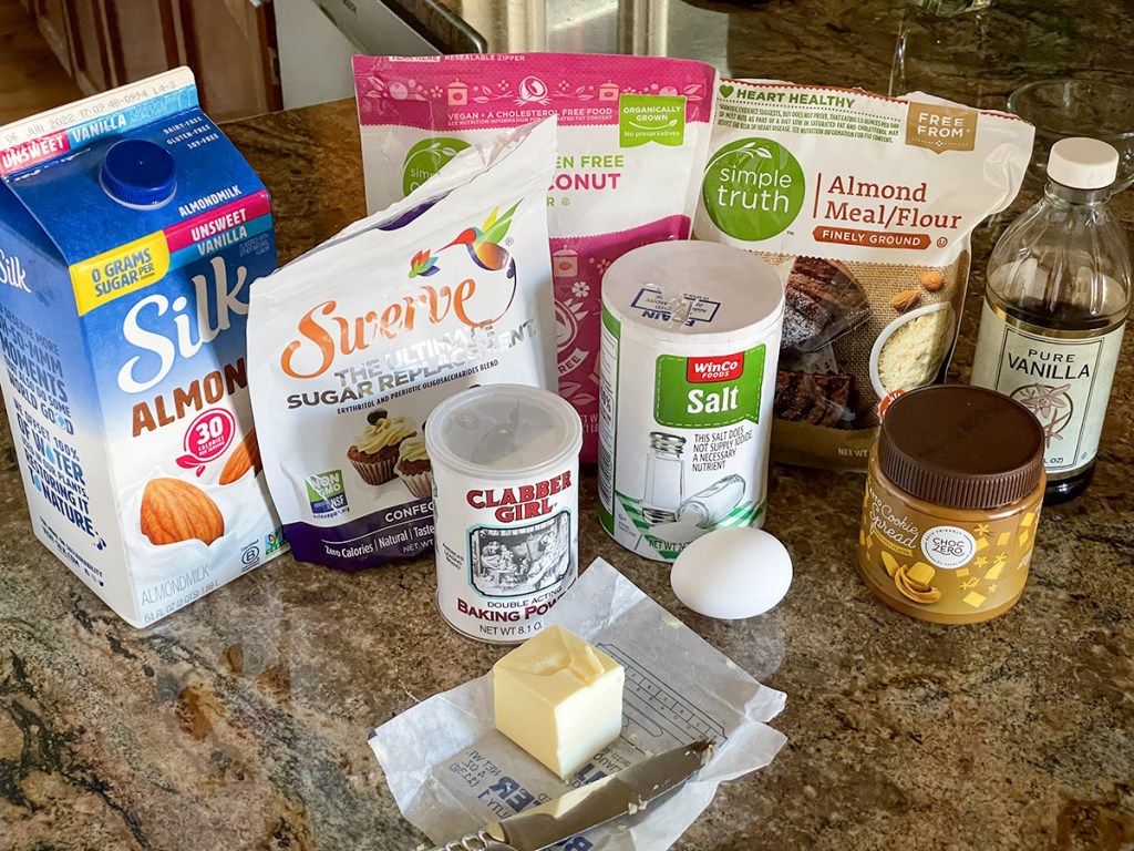 90-second keto sweet bread ingredients