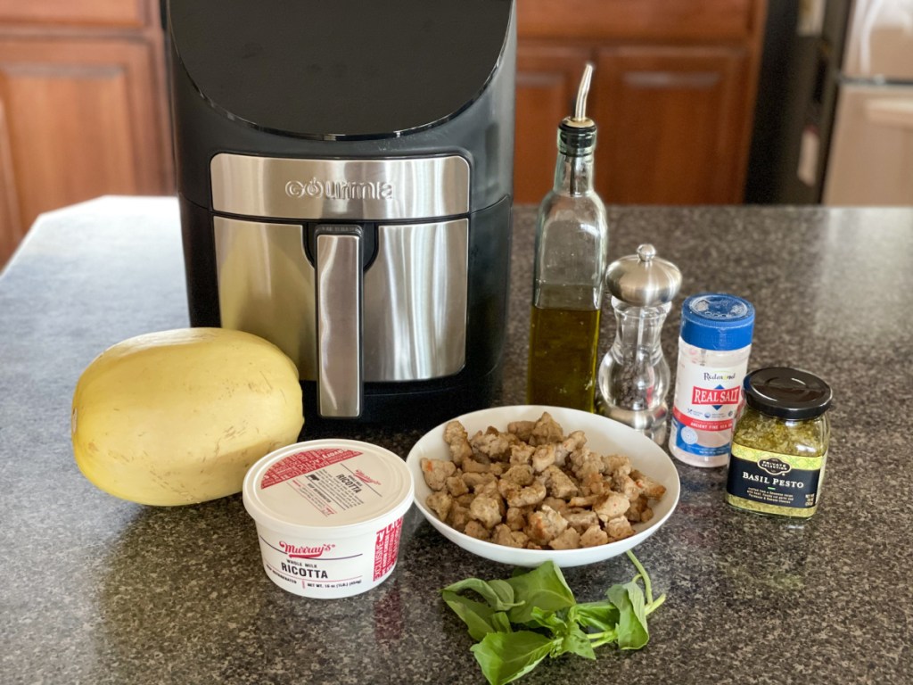 air fryer spaghetti squash ingredients 