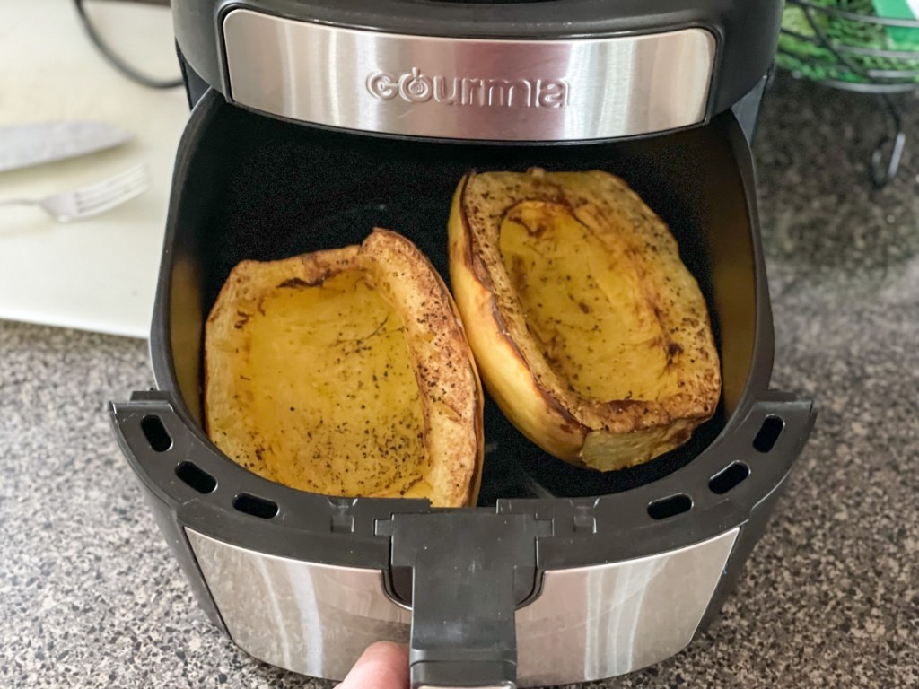 cooked spaghetti squash in air fryer 