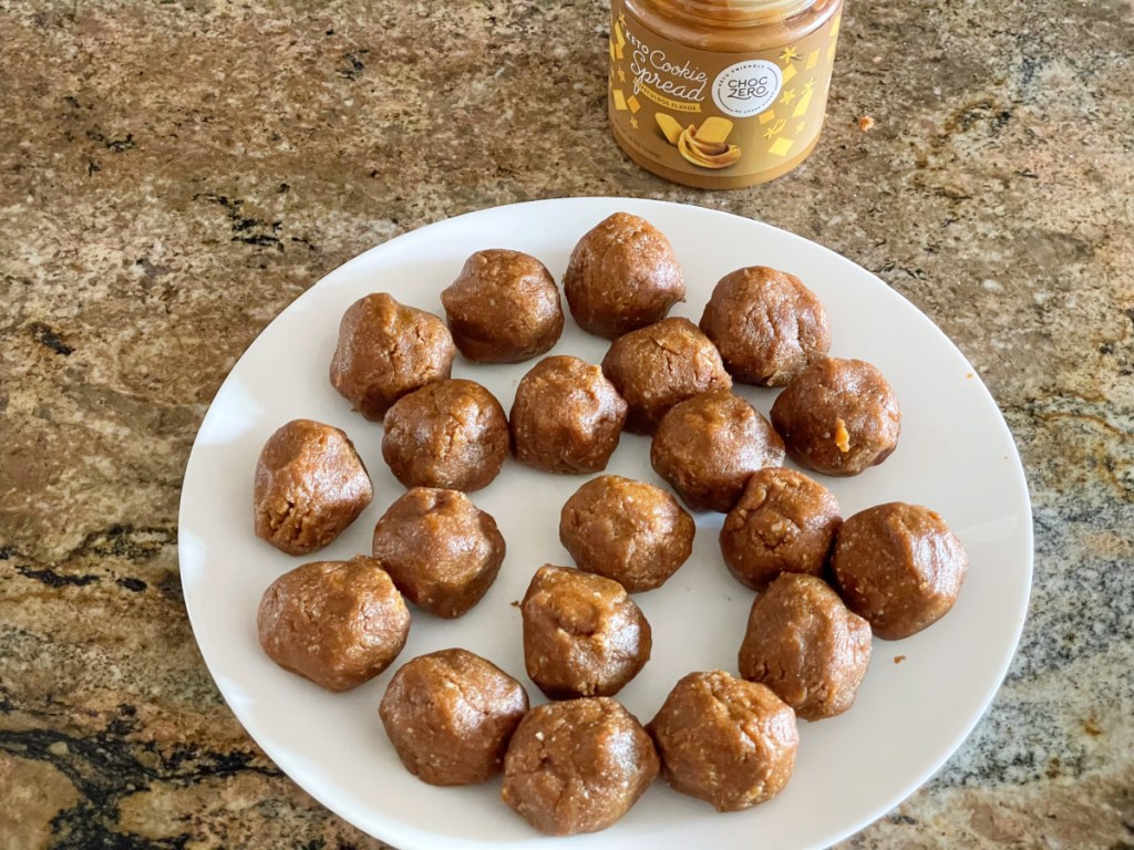 cookie butter cookie dough balls 