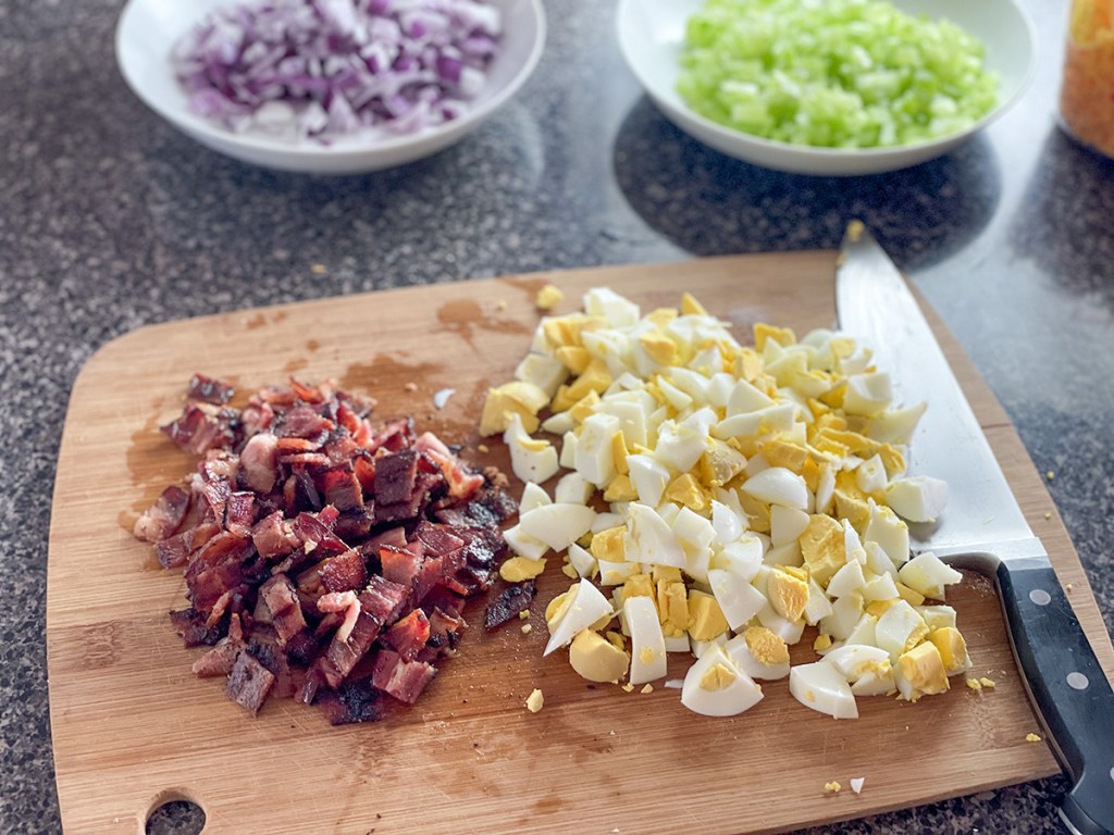 This Loaded Jicama Potato Salad Is For The Potato Lovers Out There