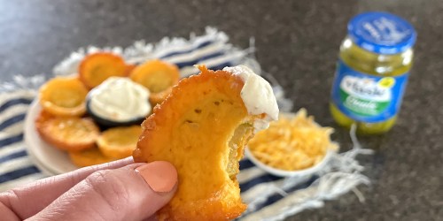 These 2-Ingredient Cheese Pickle Chips are Going to Change Your Keto World