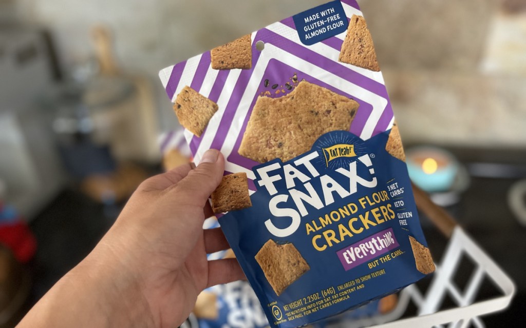 fat snax everything crackers