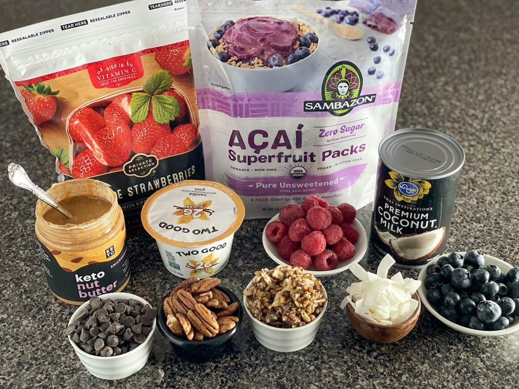 keto acai bowl ingredients 