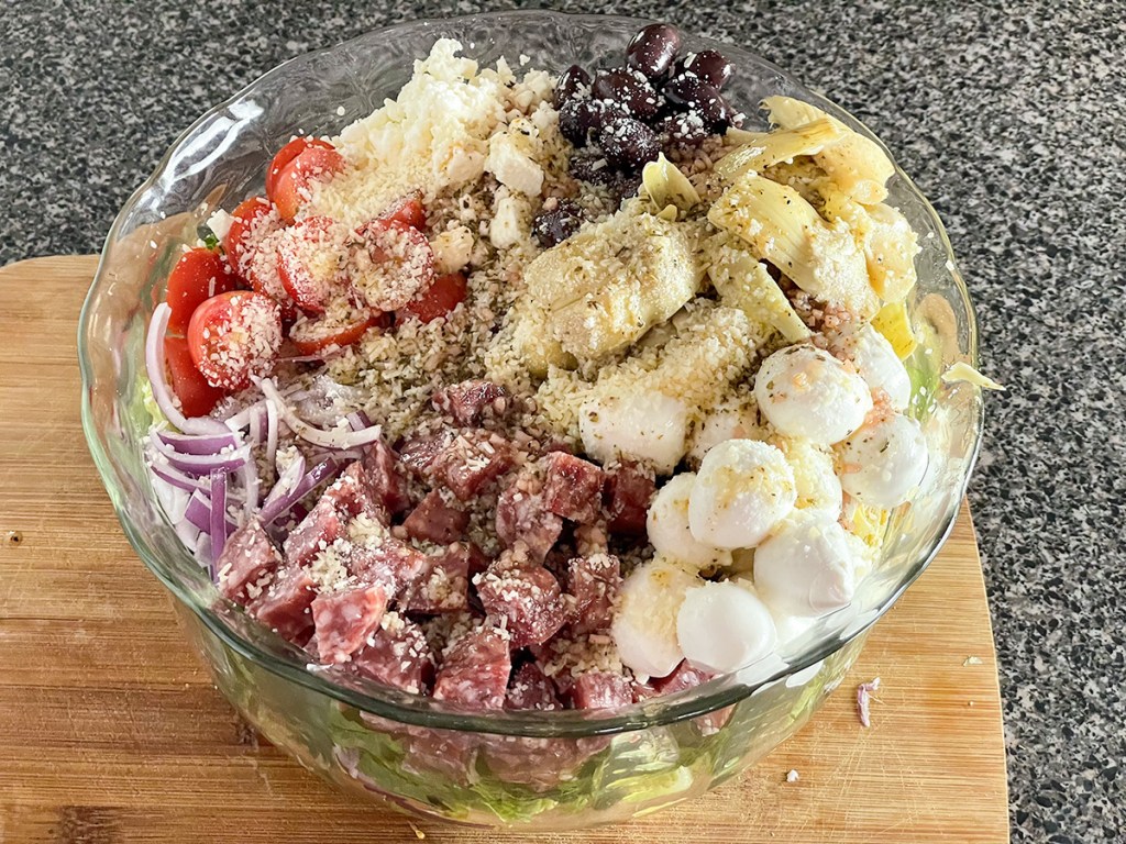 keto antipasto salad 