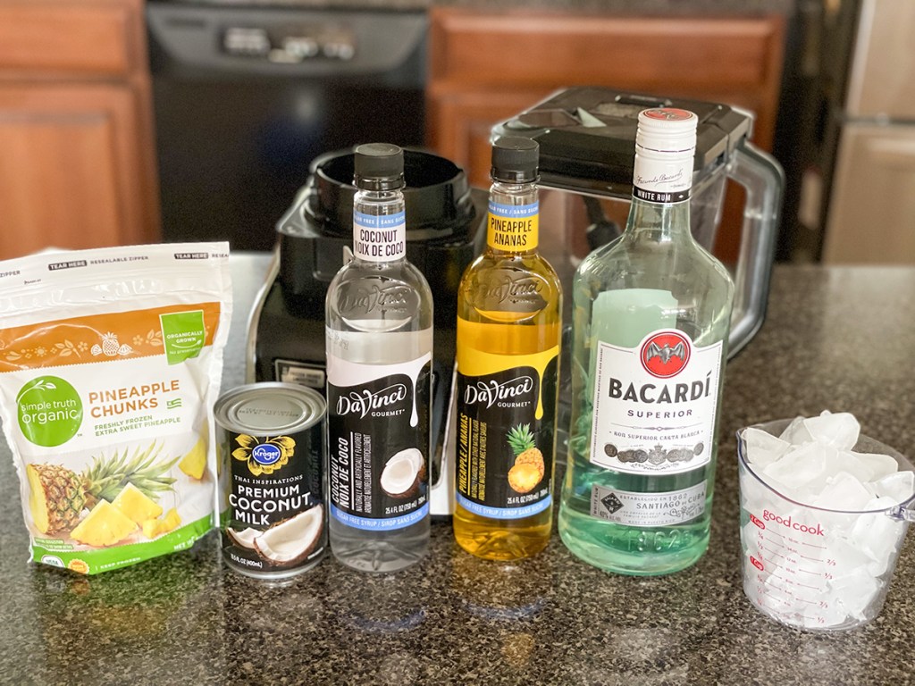 keto piña colada ingredients