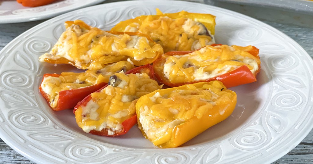 keto mini cream cheese peppers