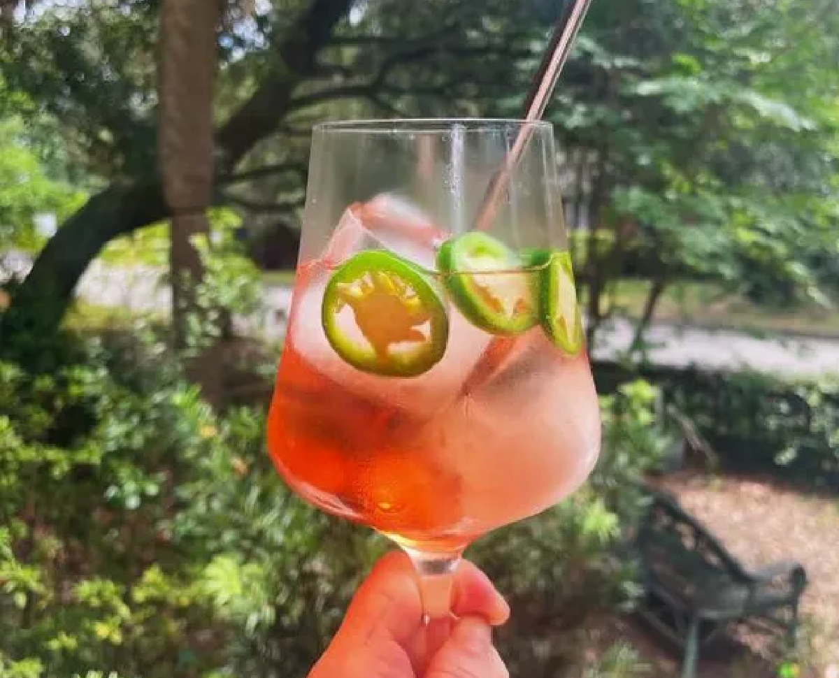 Jalapeno Rose cocktail by @maevecbrown