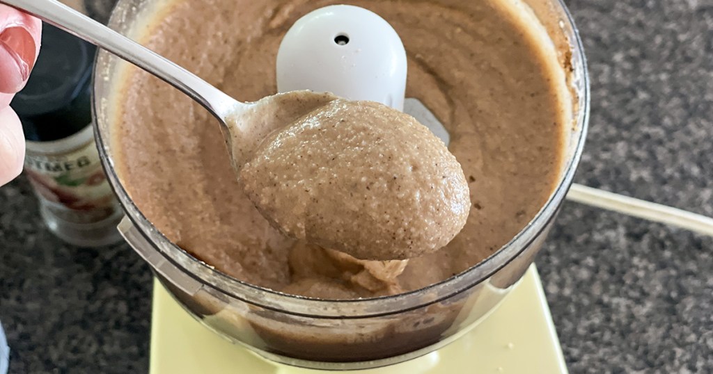 spoonful of keto cookie butter