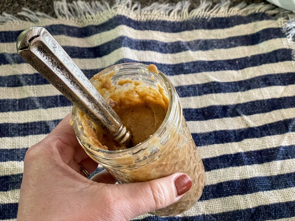 jar of keto cookie butter