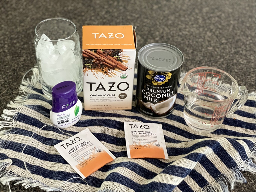 keto iced chai tea ingredients