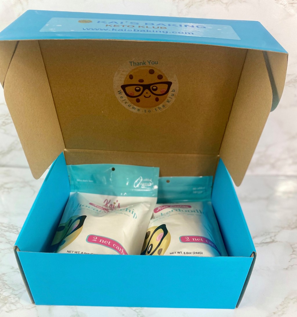 kai's keto club baked goods delivery box