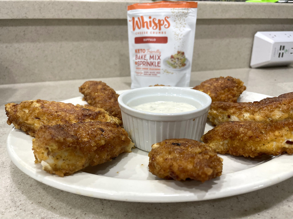 New Whisps Cheese Crumbs the Best Way to Fry Keto Style!