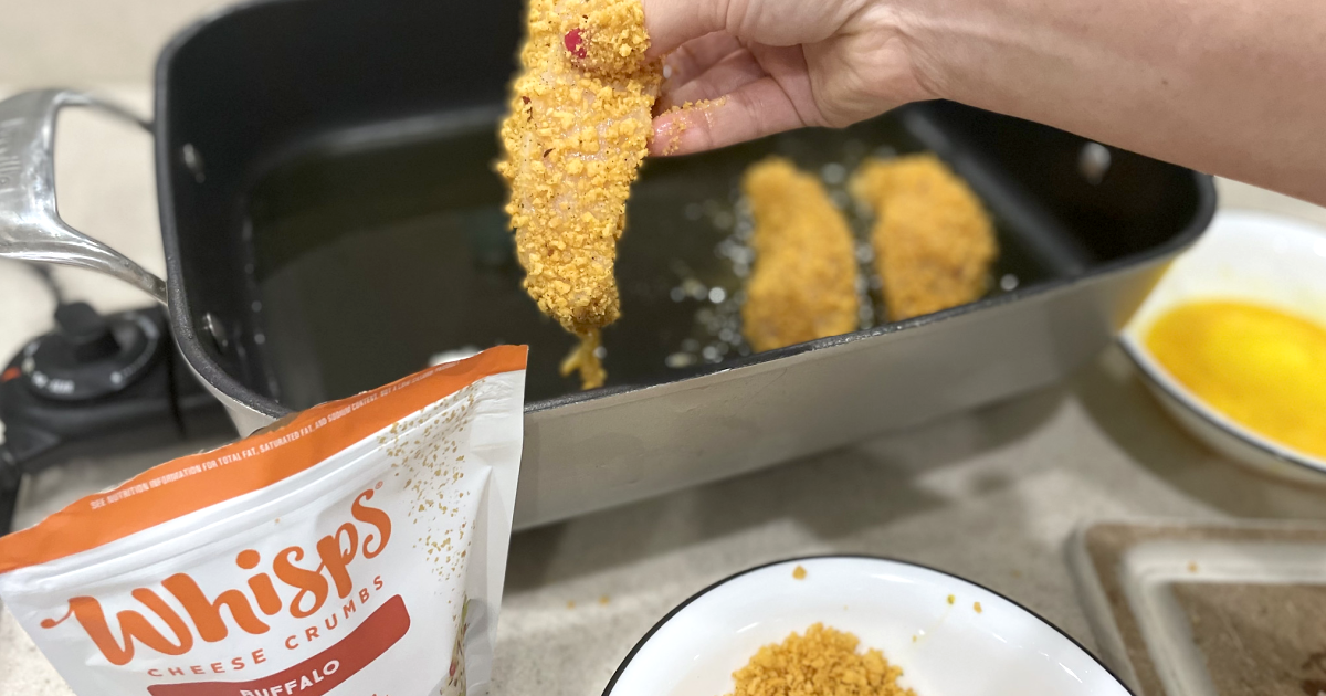 New Whisps Cheese Crumbs the Best Way to Fry Keto Style!