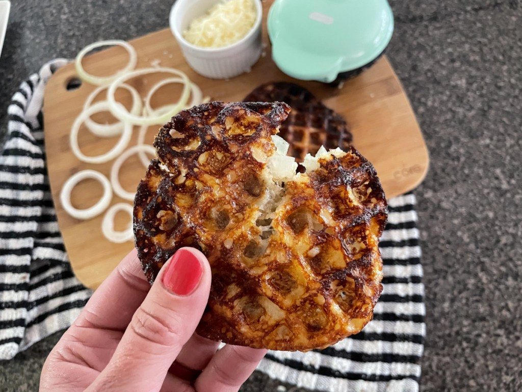 Keto Onion Rings Cooked Chaffle-Style Are a Brilliantly Easy Keto