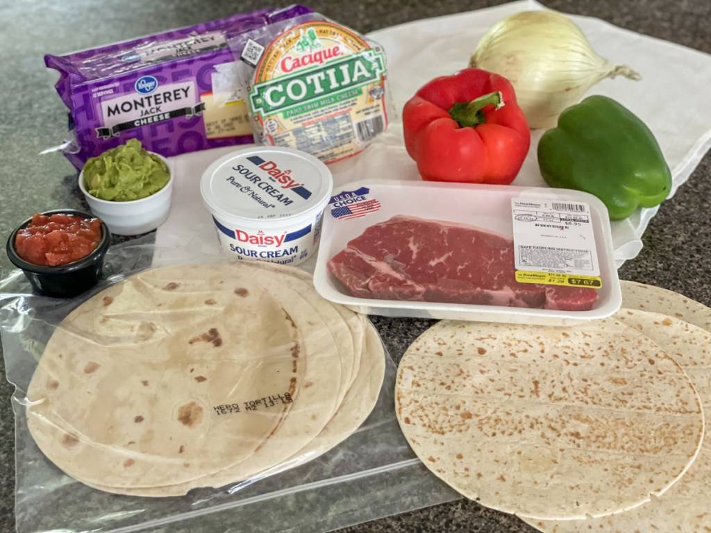 steak quesadilla ingredients 