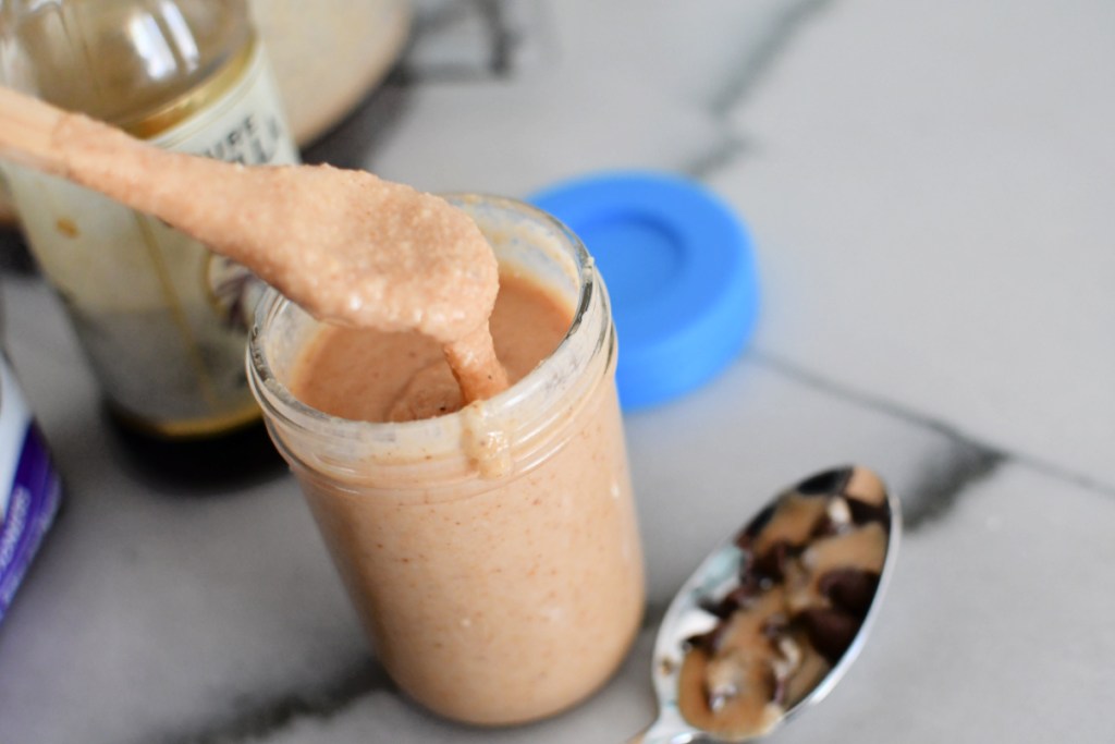 coconut butter on a spoon 