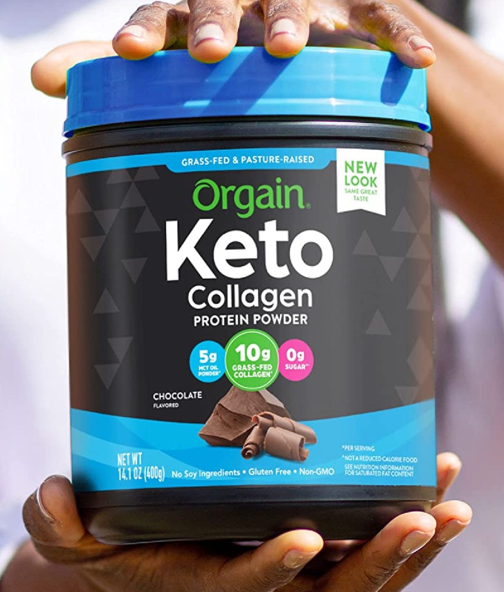 Orgain keto collagen protein powder