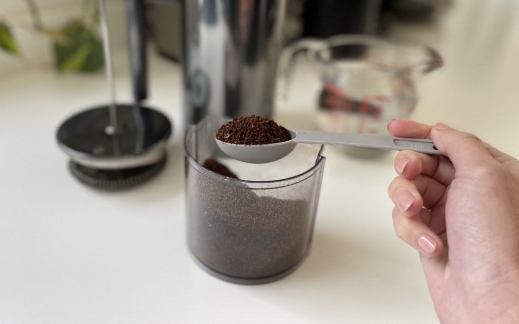 ground coffee measurement