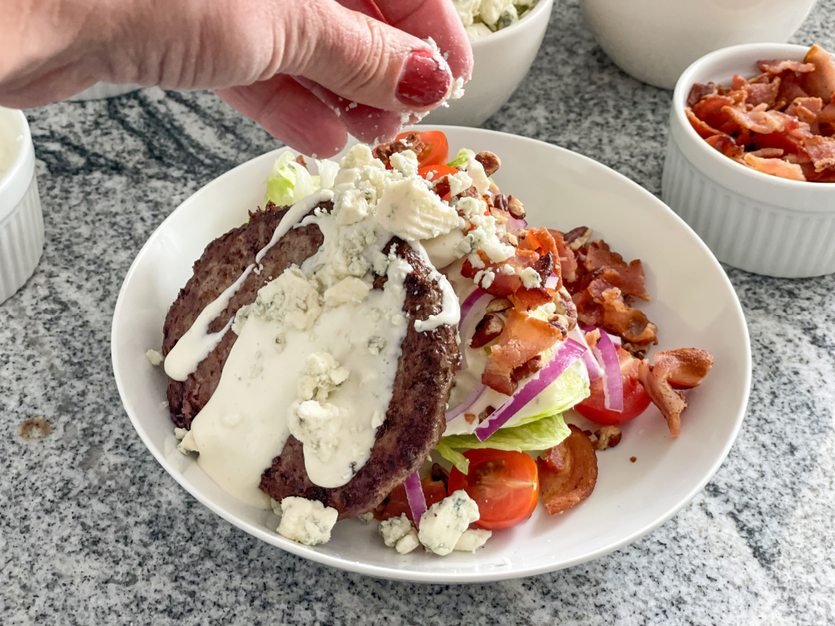 This Blue Cheese Burger Salad Will Change the Way You Do Salads