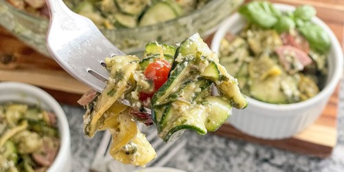 Fresh Zucchini Salad is the Perfect Recipe to Use Up Garden Produce