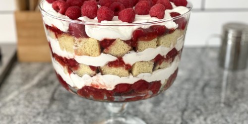 Berry-licious Keto Trifle with Raspberry Jam
