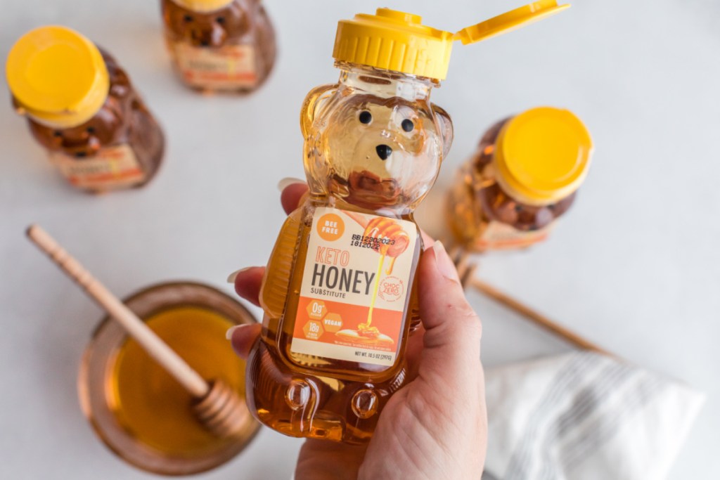 bear bottle of choczero keto honey