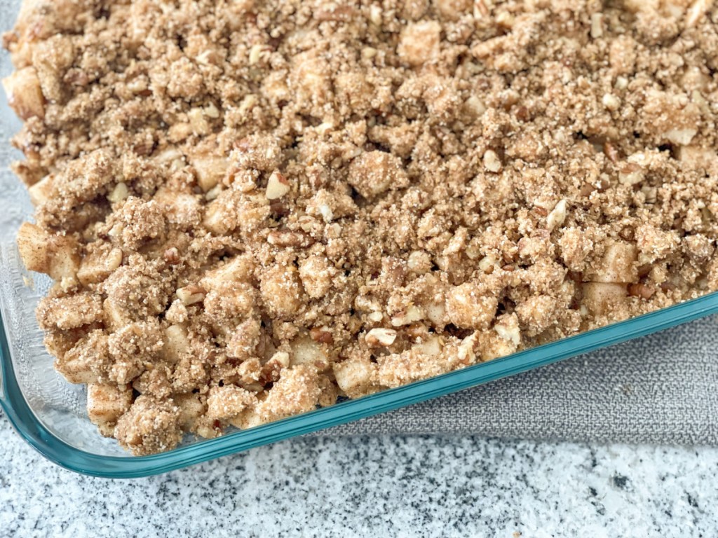 unbaked keto apple crisp