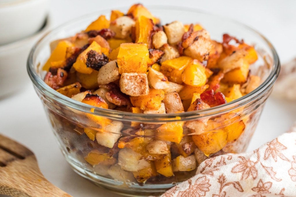 Keto Butternut Squash in a bowl