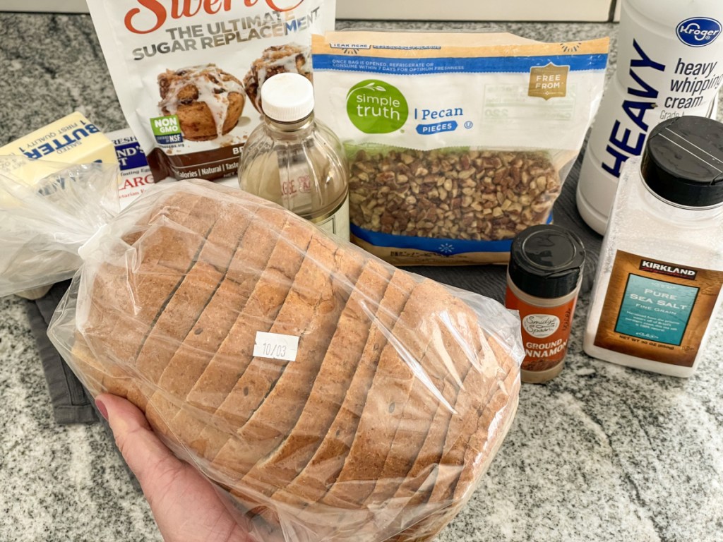 Keto French Toast Casserole ingredients 