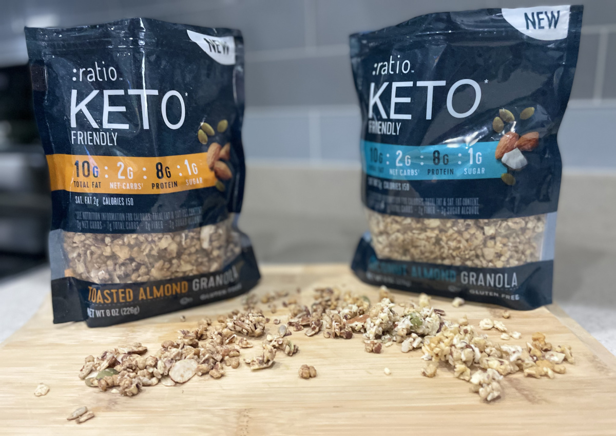 low carb granola for a ketogenic meal plan
