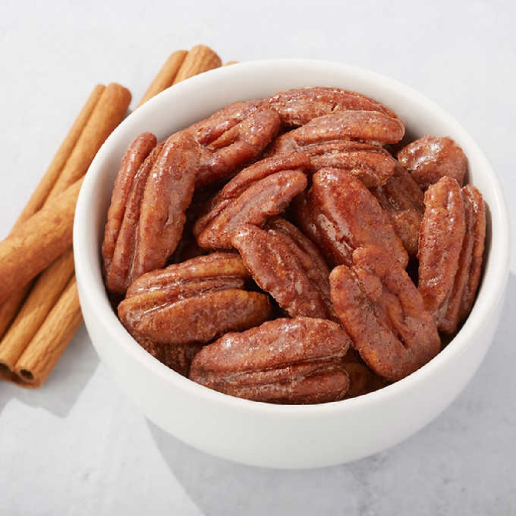 NuTrail keto glazed pecans with cinnamon is one of the best Costco deals this month