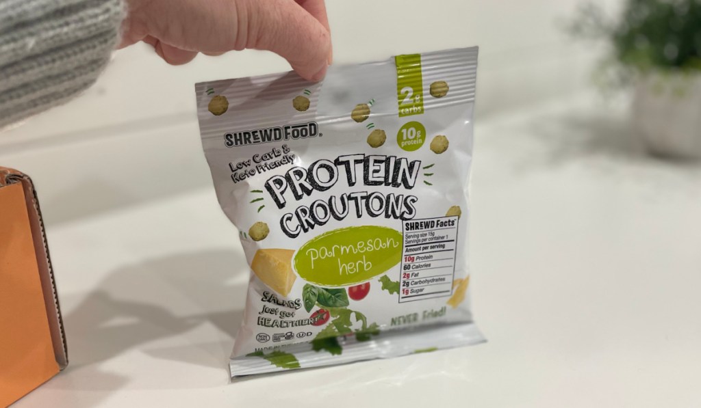protein croutons