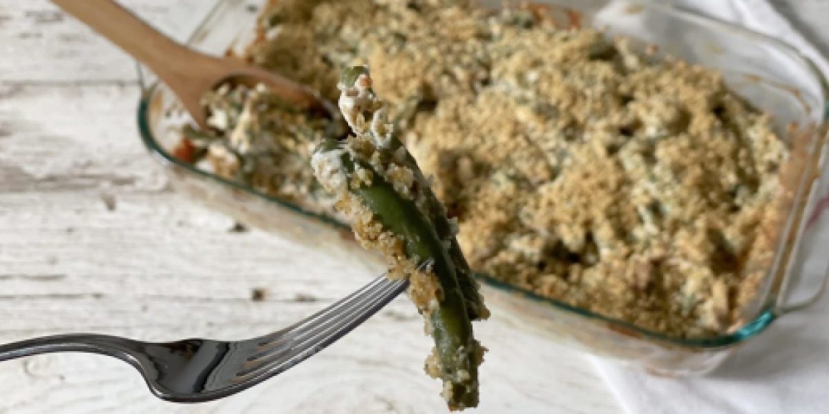 Our Keto Green Bean Casserole is a Low-Carb Twist on a Traditional Dish