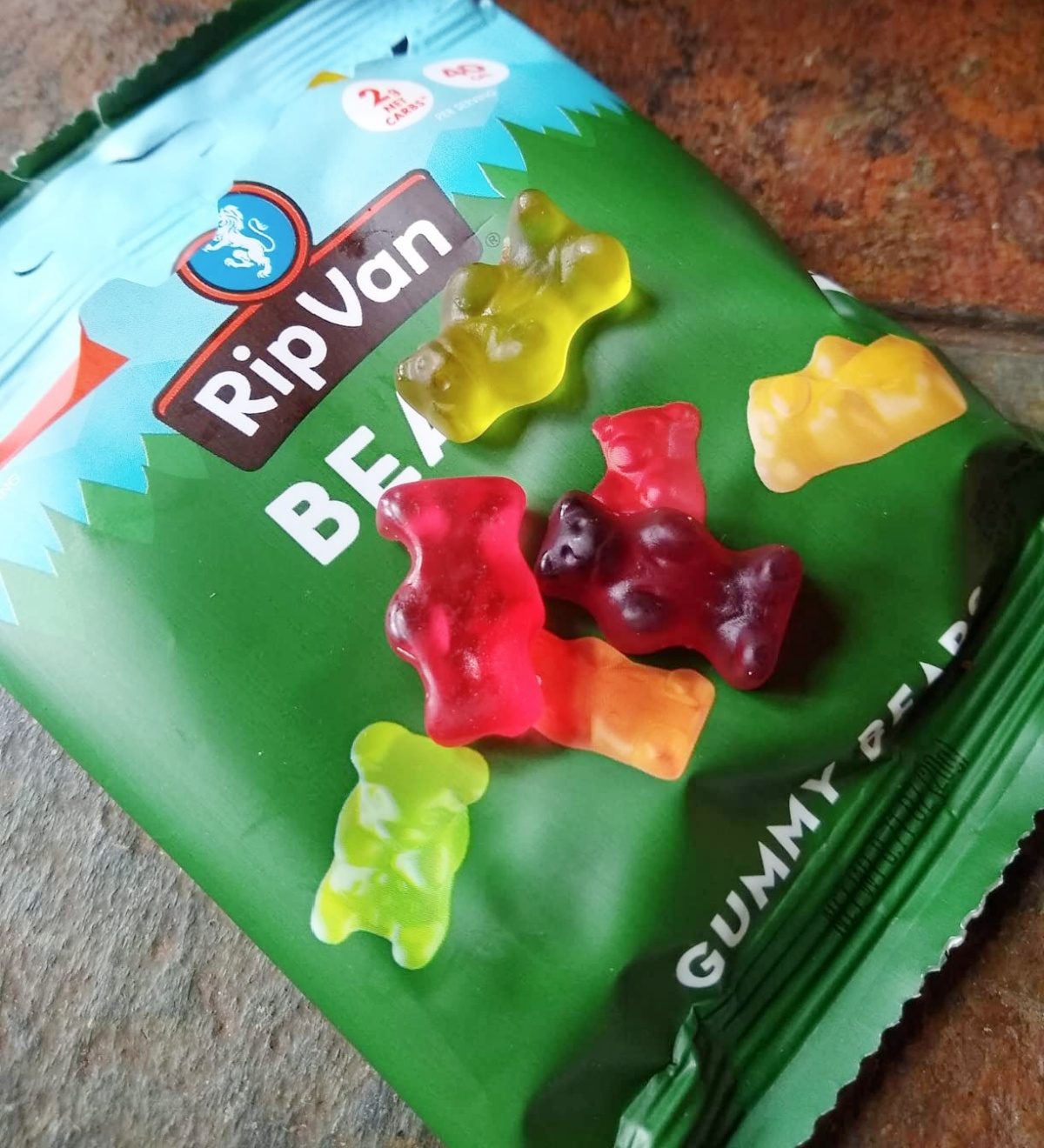 Rip Van Keto Gummy Bears packaging 