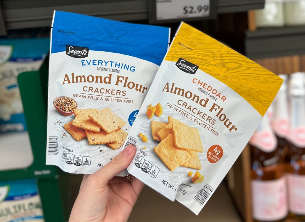 aldi savoritz almond flour keto crackers