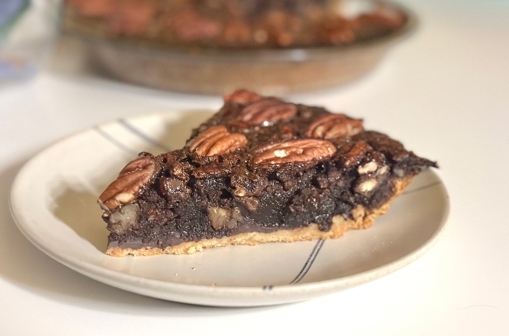 keto fudge pecan pie