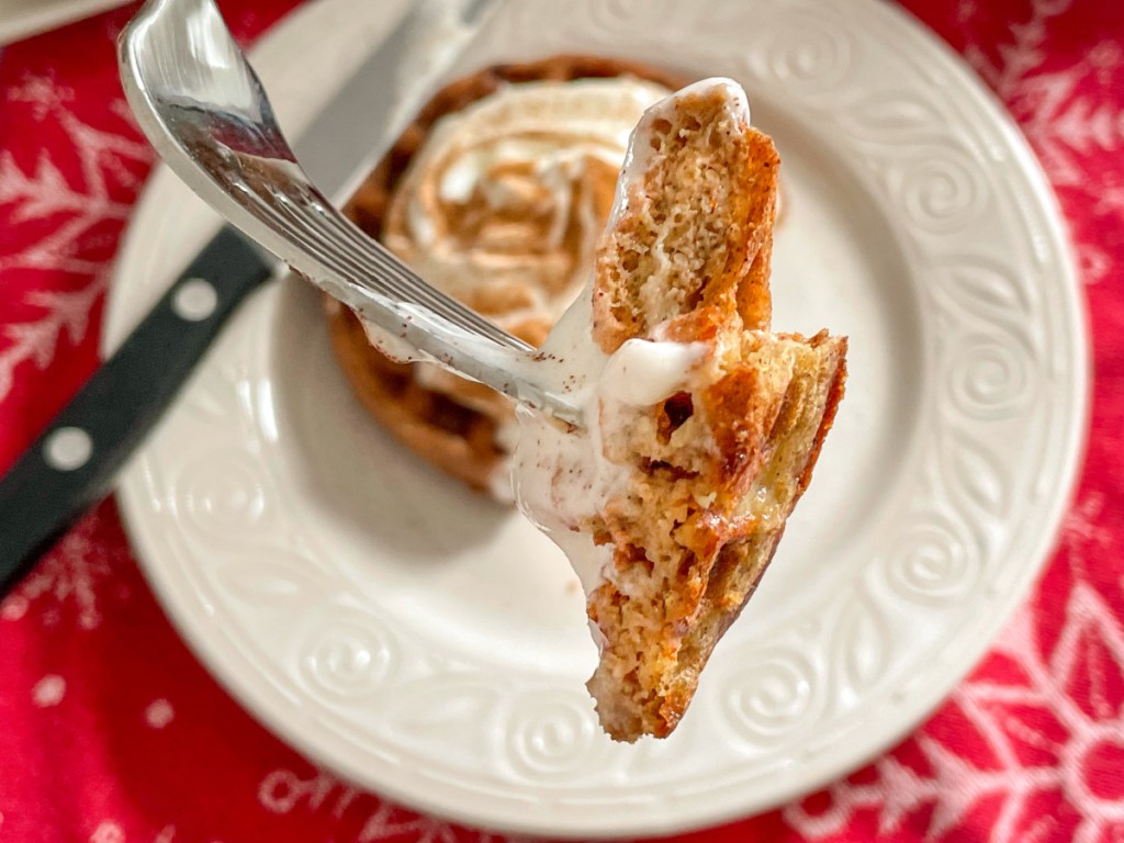 bite of Gingerbread Chaffle 