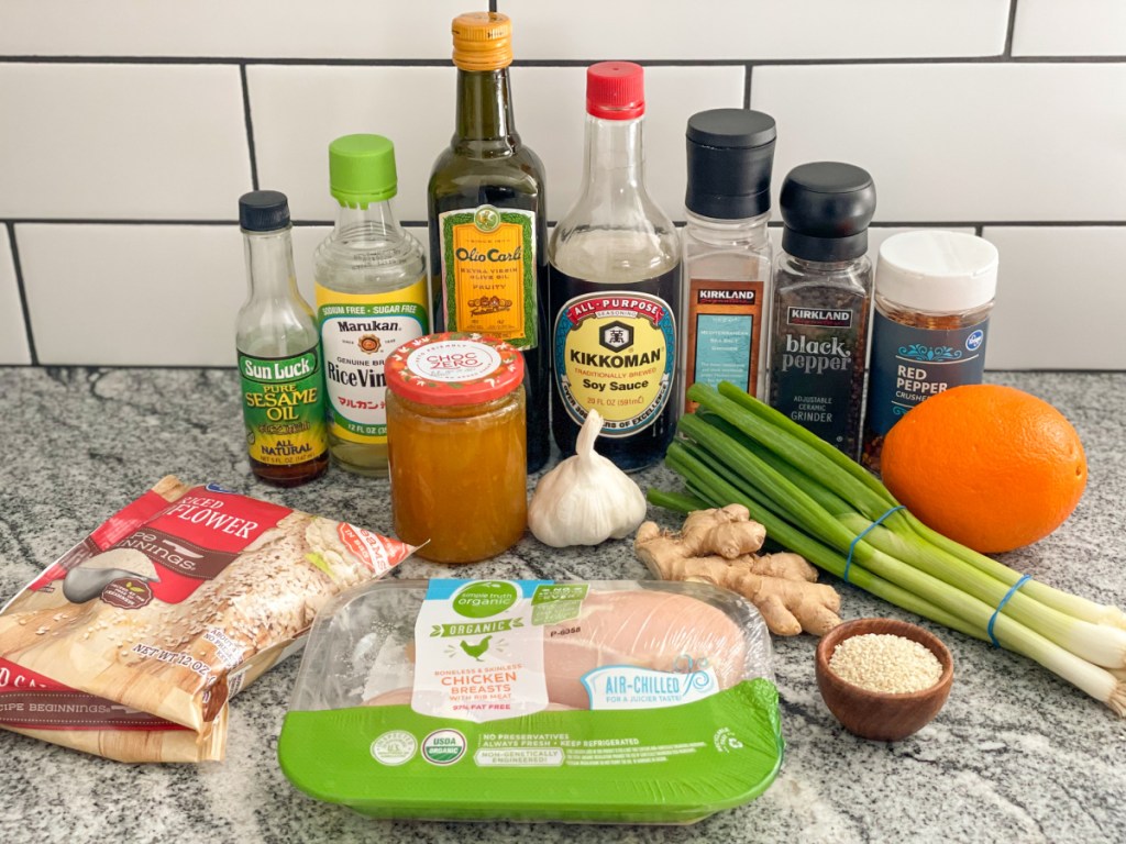 Keto orange chicken ingredients