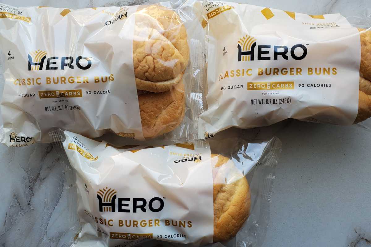 3 packages of hero classic buns