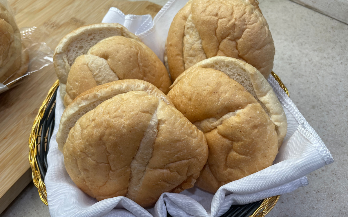 keto hero buns in a basket